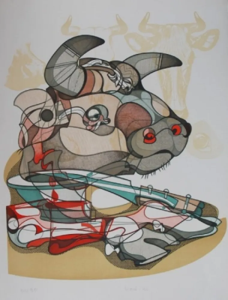 Lithografie Bodini - Senza titolo