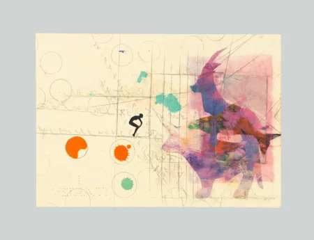 Lithografie Boetti - Boetti A4