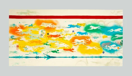 Zeefdruk Boetti - Pantere