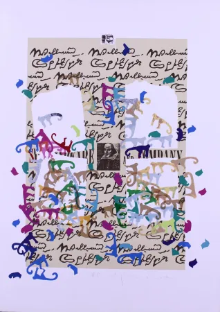 Lithografie Boetti - SHAKESPEARE AND COMPANY