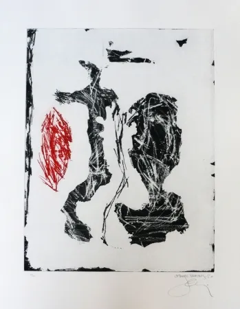 Ets En Aquatint Bohary - Scribe