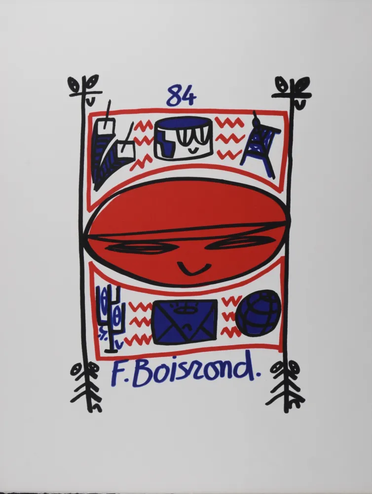 Zeefdruk Boisrond - Boisrond, 1984 - Hand-signed