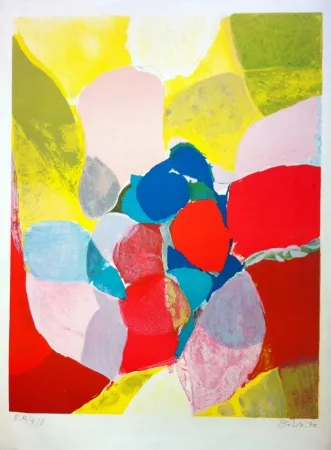 Lithografie Bolin - Composition 3