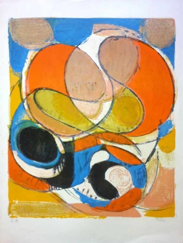 Lithografie Bolin - Composition 4