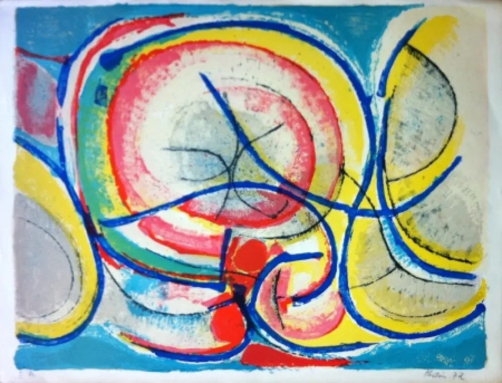 Lithografie Bolin - Composition 5