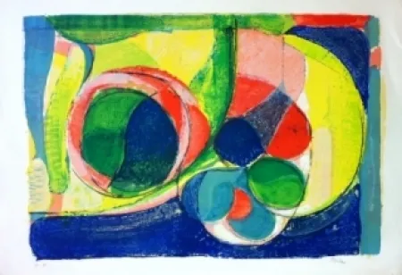 Lithografie Bolin - Composition 6