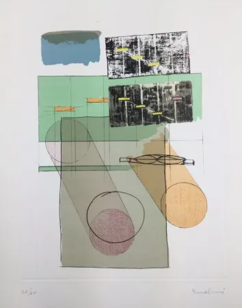 Lithografie Bonalumi - La casa del vento