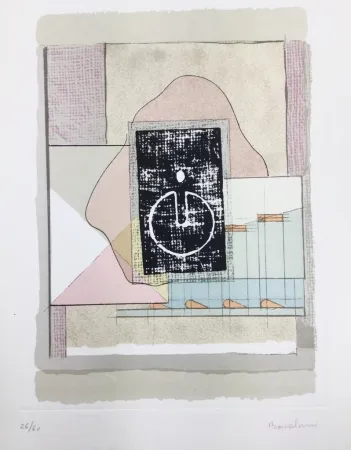 Lithografie Bonalumi - La casa del vento 