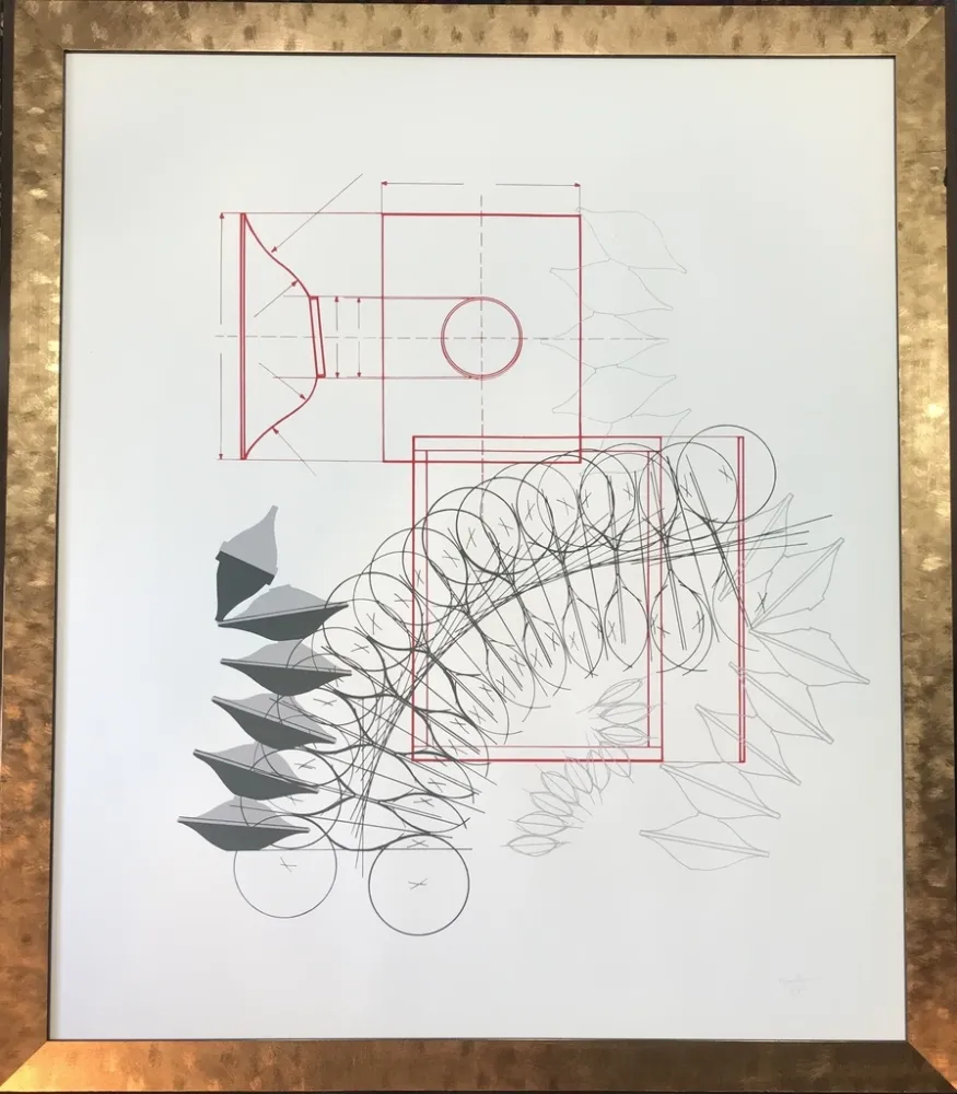 Lithografie Bonalumi - Senza titolo 