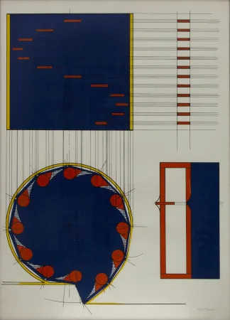 Zeefdruk Bonalumi - SENZA TITOLO