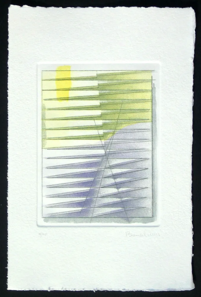 Ets En Aquatint Bonalumi - Senza titolo