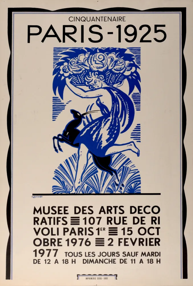 Lithografie Bonfils - Paris 1925 - Musée des Arts Décoratifs, 1976