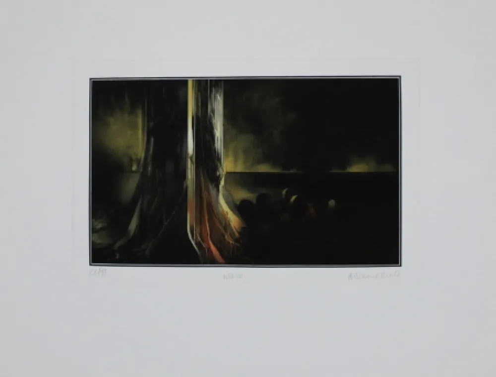 Ets En Aquatint Bongibault - Nagas