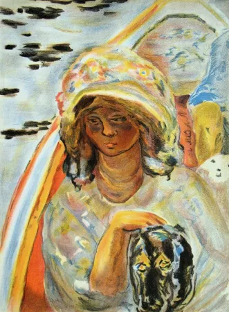 Lithografie Bonnard - En barque - 1907