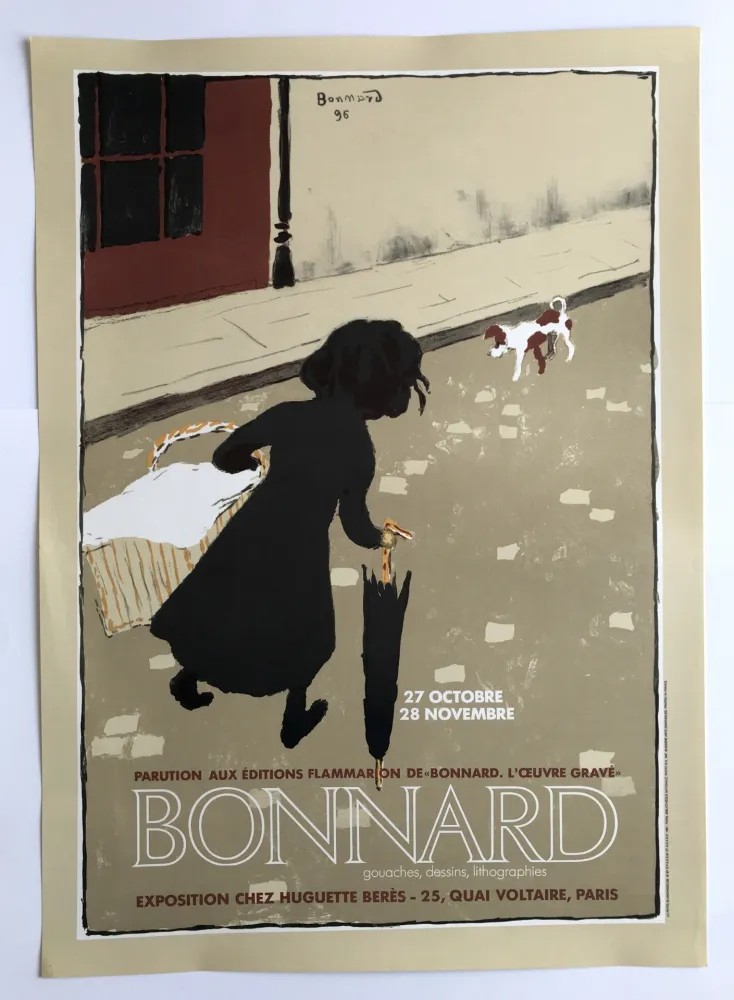 Poster Bonnard - Galerie Huguette Berès