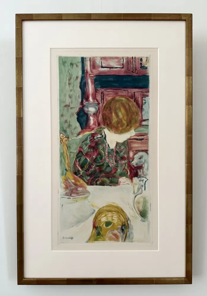 Ets En Aquatint Bonnard -  La Femme au chien