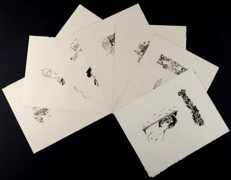 Houtsnede Bonnard - La Vie de Sainte Monique, Suite de bois non utilisés #II, 1930