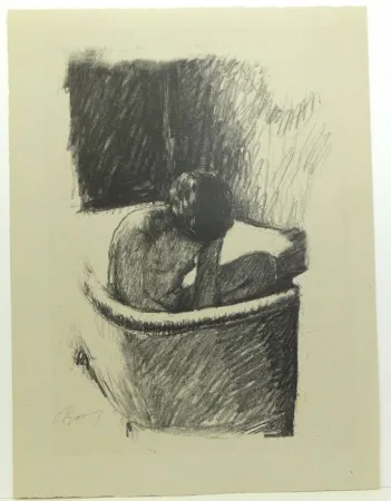 Lithografie Bonnard - Le Bain (deuxième planche)