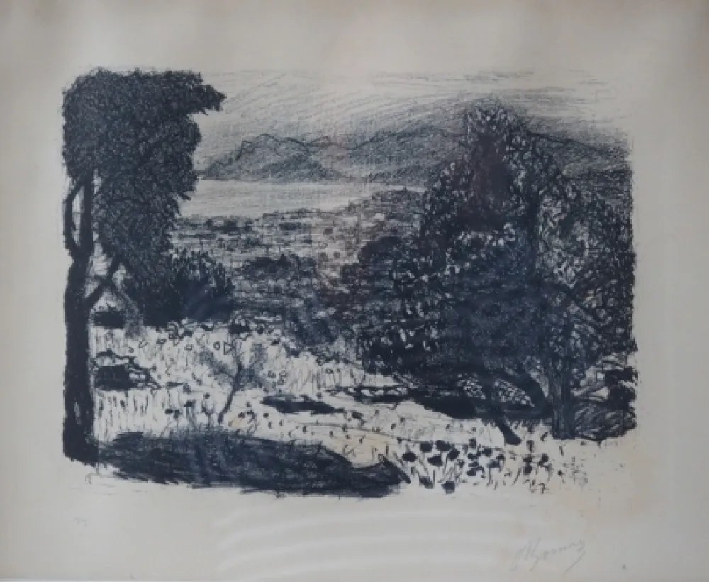 Lithografie Bonnard - Paysage du Midi