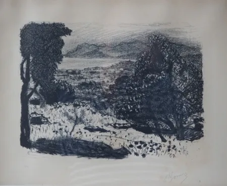 Lithografie Bonnard - Paysage du Midi
