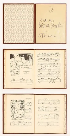 Geïllustreerd Boek Bonnard - Petites scènes familières Pour Piano. 20 lithographies originales de Pierre Bonnard (1893)