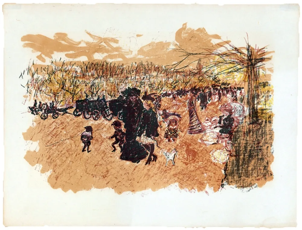 Lithografie Bonnard - Quelques aspects de la vie de Paris 1