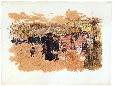 Lithografie Bonnard - Quelques aspects de la vie de Paris 1