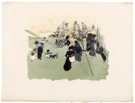Lithografie Bonnard - Quelques aspects de la vie de Paris 2