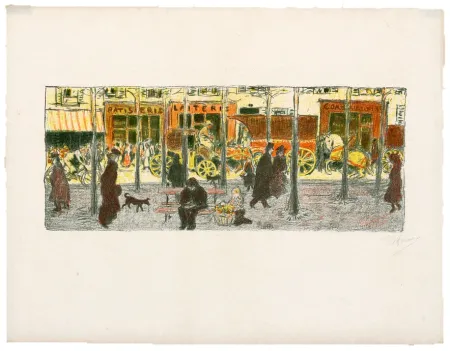 Lithografie Bonnard - Quelques aspects de la vie de Paris 3