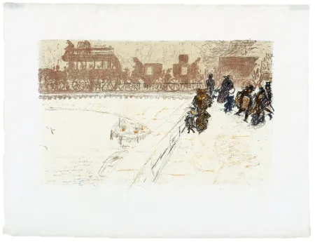 Lithografie Bonnard - Quelques aspects de la vie de Paris 6