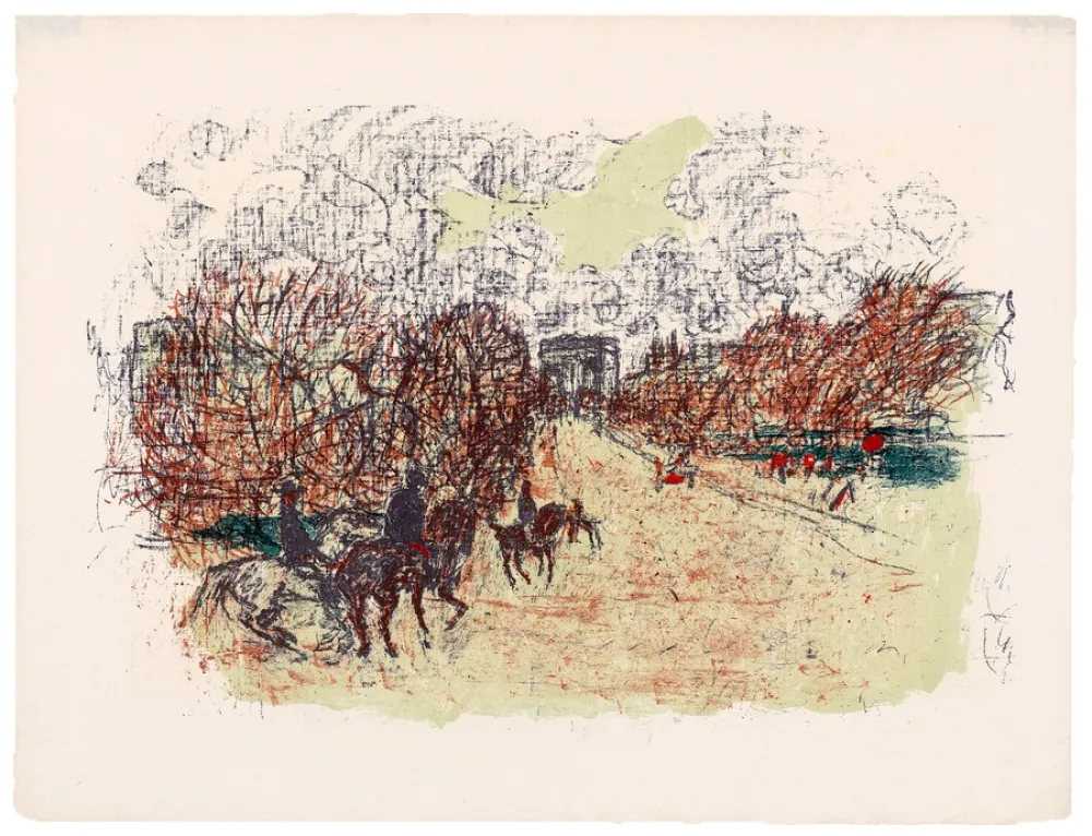 Lithografie Bonnard - Quelques aspects de la vie de Paris 9