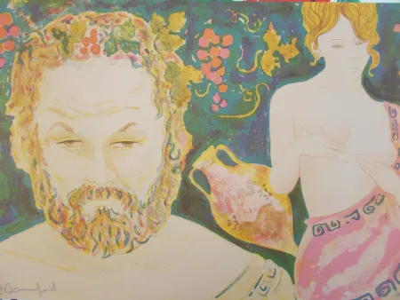 Lithografie Bonnefoit - Le couple