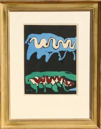 Lithografie Bores - Earth from Verve Magazine, Vol. 1 