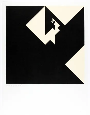 Houtsnede Bosshard - Variation 9