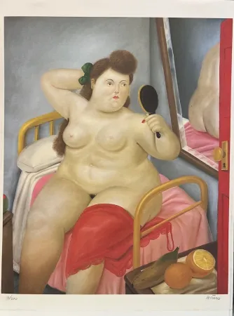 Lithografie Botero - La toilette