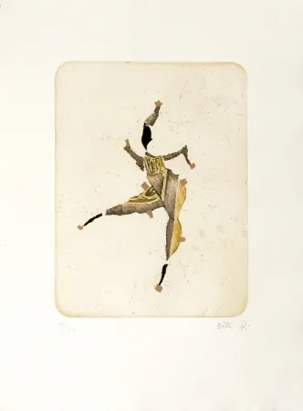 Aquatint Botti  - L'africaine