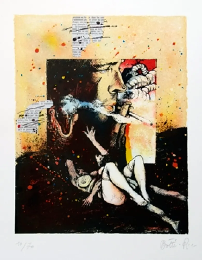 Lithografie Botti  - Sans titre