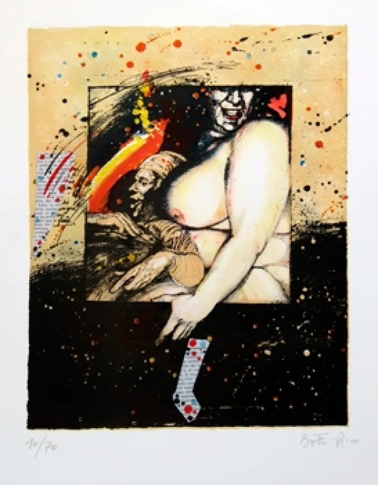 Lithografie Botti  - Sans titre