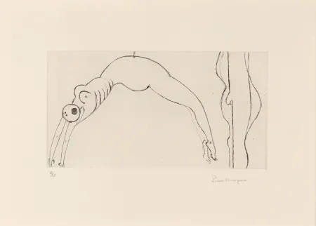 Ets Bourgeois - Arched Figure