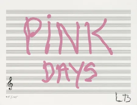 Zeefdruk Bourgeois - Pink Days
