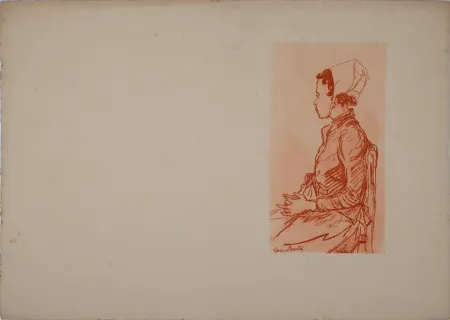 Aquatint Boutet - Cancalaise, c. 1906