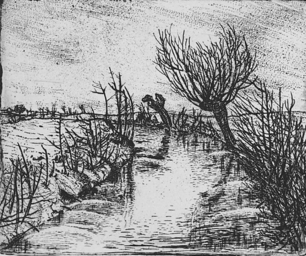 Ets Bozzetti - Il canale d'inverno