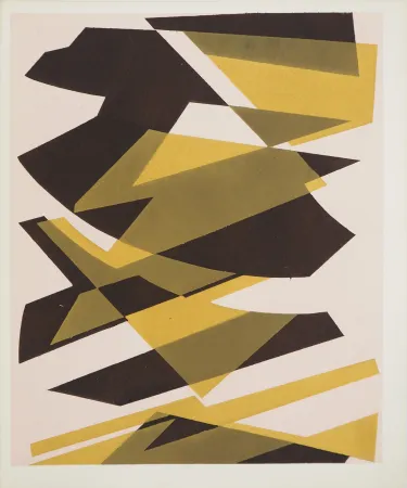 Lithografie Bozzolini - Strates abstraites