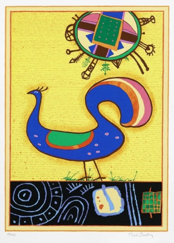 Zeefdruk Bradley - Morning Cockerel