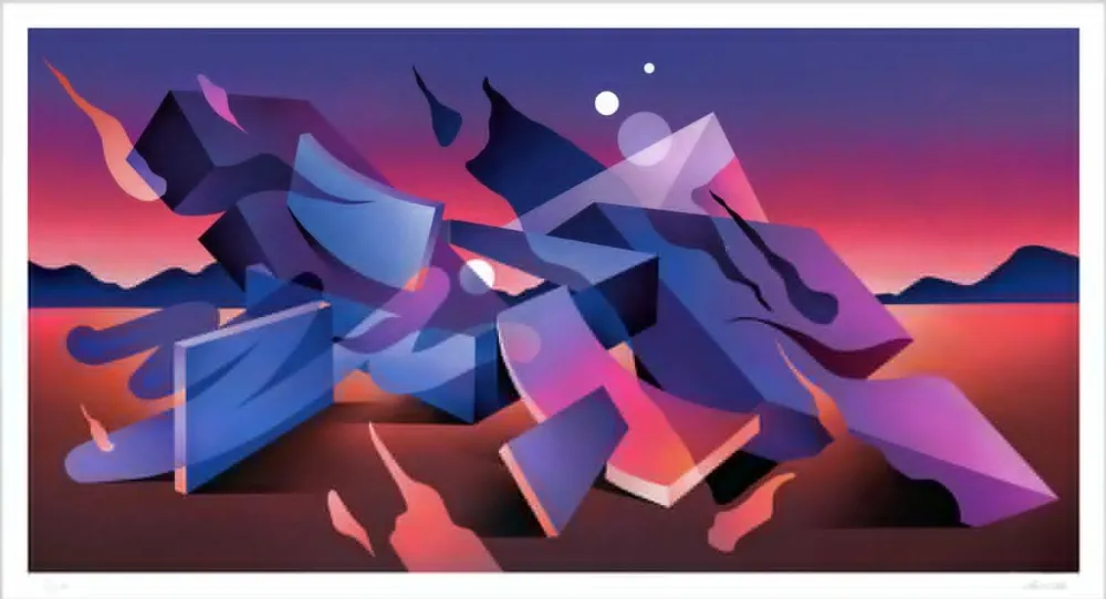 Zeefdruk Brandrup - Hidden Path