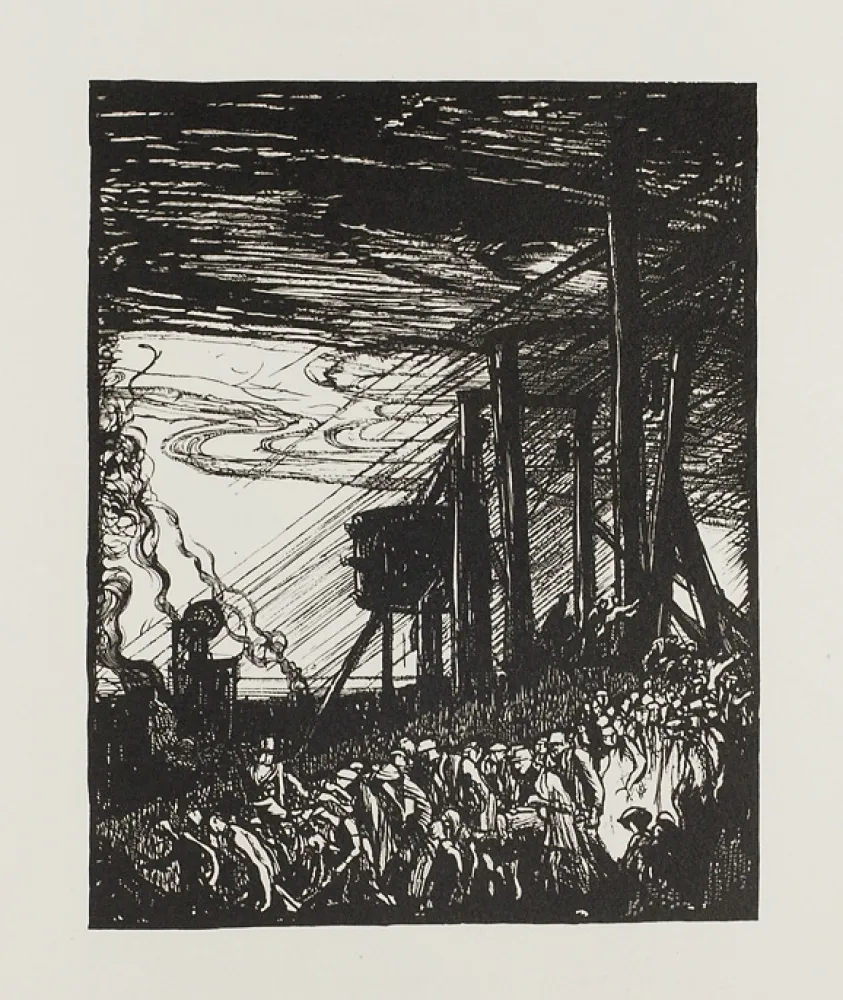 Geïllustreerd Boek Brangwyn - Les Villes tentaculaires (Tentacular Cities)