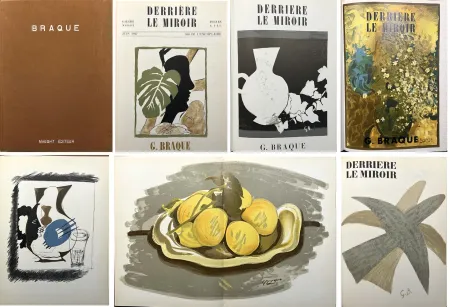 Geïllustreerd Boek Braque - 5 DERRIÈRE LE MIROIR BRAQUE. 12 LITHOGRAPHIES (1947-1956)