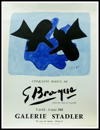 Lithografie Braque - 50 Bijoux de Georges BRAQUE - Galerie Stadler