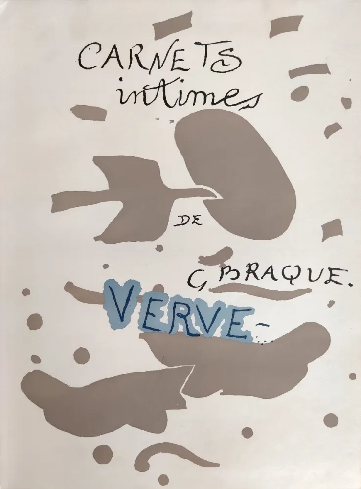 Lithografie Braque (After) - Carnets intimes de Braque I
