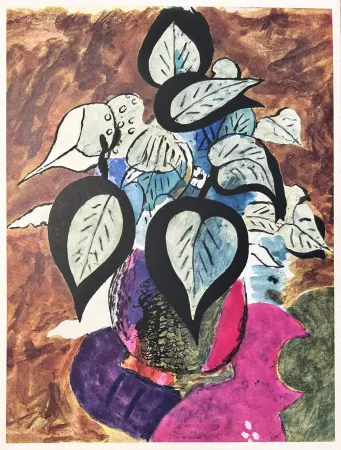 Lithografie Braque (After) - Carnets intimes de Braque VIII